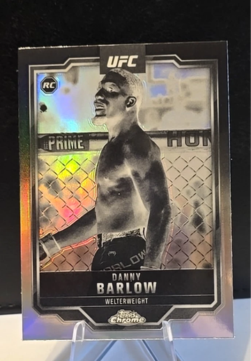 DANNY BARLOW  Rookie  Negative Refractor  2025 Topps Chrome UFC  #179 SP
