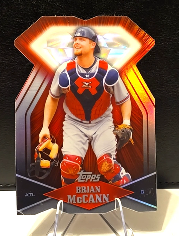 2011 Topps Diamond Anniversary  Die Cut Diamond Deed  Brian McCann  #DDC-57 Braves