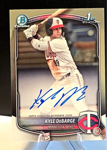 2025 BOWMAN CHROME  Kyle DeBarge  1st Bowman Auto  Minnesota Twins  CPA-KD