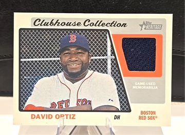 2015 Topps Heritage Clubhouse Collection David Ortiz Red Sox 
