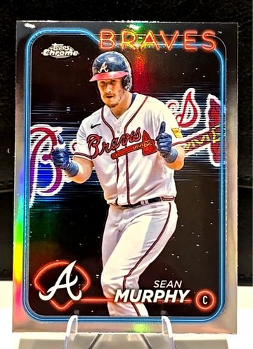 2024 Topps Chrome #255  Sean Murphy Lightboard Logo Variation   Atlanta Braves SP