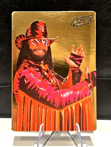 Macho Man Randy Savage  WWF 1994 Action Packed #39  Gold  WWE Wrestling
