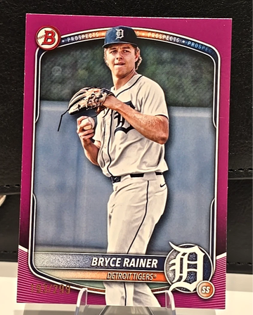 2025 Bowman #BP-49  Bryce Rainer  Prospects  Fuchsia  /299  Tigers 