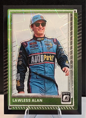 2025 Donruss Optic Racing Nascar  Lawless Alan   /39  Green Velocity Prizm