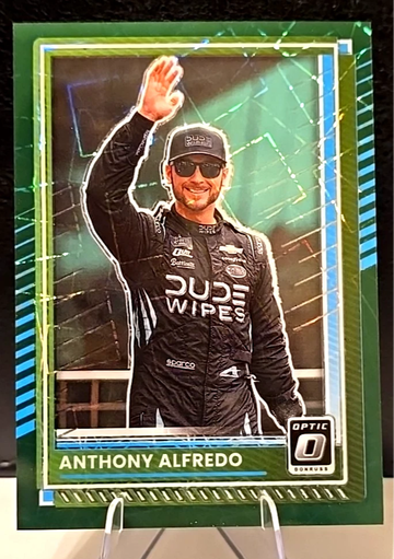 2025 Panini NASCAR #78  Anthony Alfredo  Green Velocity  /99  Optic SSP