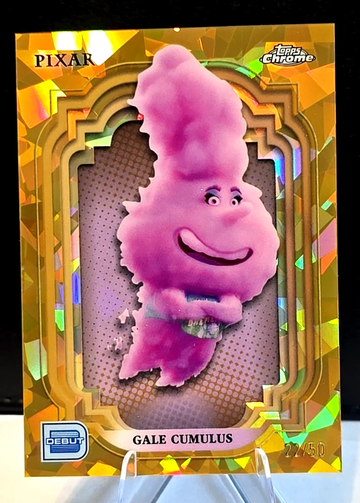 2024 TOPPS CHROME DISNEY SAPPHIRE EDITION  GALE CUMULUS  Gold /50  SSP Debut