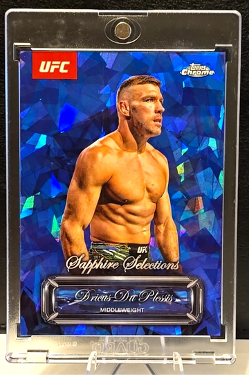 2025 TOPPS UFC CHROME SAPPHIRE  SEL-8  Dricus Du Plessis  Sapphire Selections