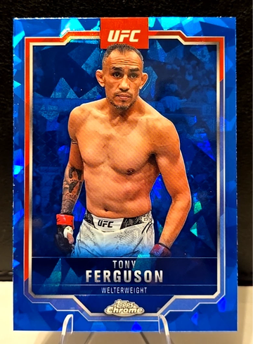 2025 Topps Chrome UFC Sapphire   TONY FERGUSON #171 