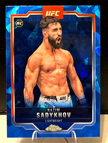 2025 TOPPS CHROME SAPPHIRE UFC  NAZIM SADYKHOV   RC ROOKIE  #157
