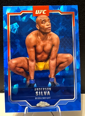 2025 TOPPS CHROME UFC SAPPHIRE  ANDERSON SILVA   #44