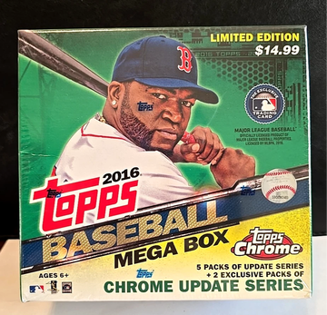 2016 Topps Chrome Update Baseball EXCLUSIVE Factory Sealed MEGA Box!