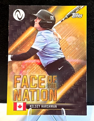2023 TOPPS ATHLETES UNLIMITED  KELSEY HARSHMAN  GOLD /25  SOFTBALL UW Madison 
