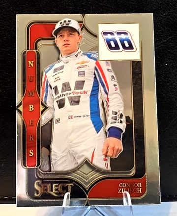 2025 Panini Select NASCAR Racing  Numbers Insert #22  Connor Zilisch