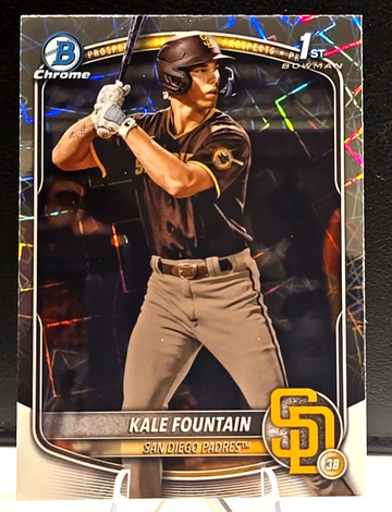 2025 1st Bowman Chrome  Kale Fountain  Lazer Refractor  Padres