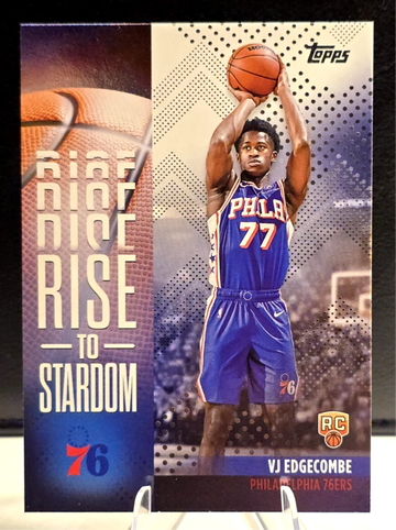 2025-26 Topps  VJ Edgecombe  Rise to Stardom  RC Rookie #RTS-3  76ers