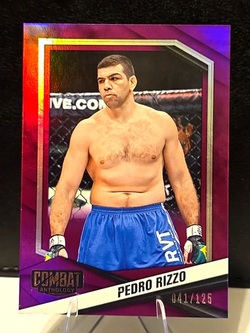 2025 Panini Combat Anthology #58  Pedro Rizzo  Purple /125  UFC PRIDE 