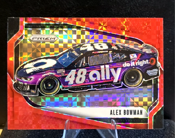2025 Panini Prizm NASCAR Racing #137  Alex Bowman  Red Power Prizm  /175