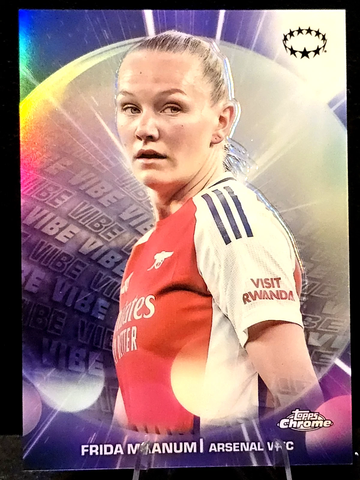 2024-25 Topps Chrome UWCL  VIBE  Frida Maamum  VB-22  Arsenal