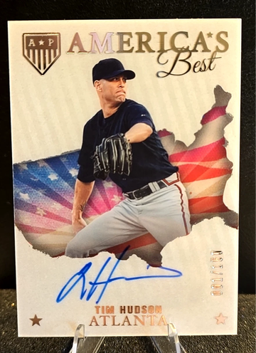 2023 Panini America's Pastime Best  ON CARD Auto  Tim Hudson  /150  Braves