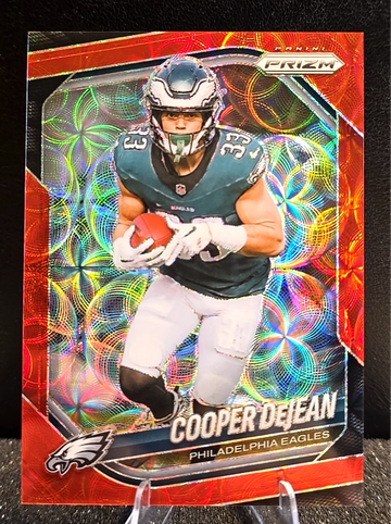 2025 Panini Prizm Choice  Cooper DeJean  Red Scope Prizm  19/20  Eagles 