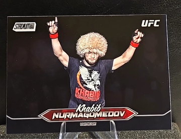 2025 Topps Stadium Club UFC  Khabib Nurmagomedov  Black SP