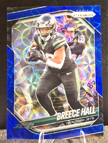 2025 Panini Football Prizm Choice  FOTL  Breece Hall  Blue Scope  /14  Jets