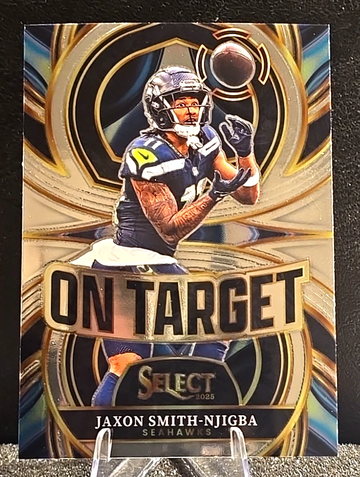 2025 Panini Select  On Target #23  Jaxon Smith-Njigba  Seahawks
