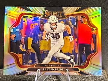 2025 Panini Select  Trey McBride  Field Level  SILVER Prizm  Cardinals  # 422 