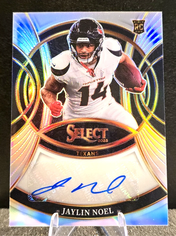 2025 Select  Rookie Signatures  Jaylin Noel  Silver Auto  Texans RC Rookie 