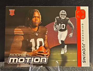 2025 Photogenic  Quinshon Judkins   Rookies In Motion #14  Cleveland Browns  RC