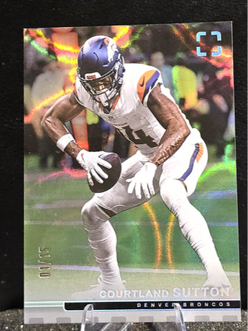 2025 Panini Photogenic  Courtland Sutton  SILVER   1/15  1st Print  Broncos 