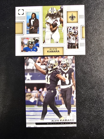 2025 Panini Photogenic  Scrapbook & Base  Alvin Kamara  Saints