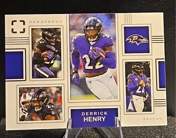 2025 Panini Photogenic  Scrapbook #5  Derrick Henry  Ravens