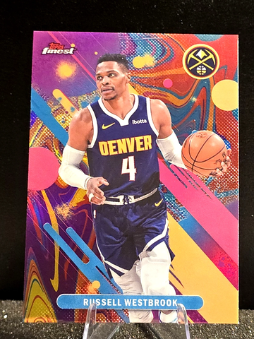 2025-26 Finest #62  Russell Westbrook  Oil Spill Refractor SP  Nuggets