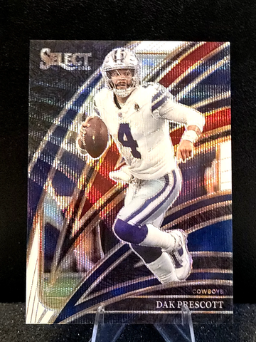 2025 Panini Select  DAK PRESCOTT  CLUB LEVEL  TRI-COLOR PRIZM  /249   Cowboys 