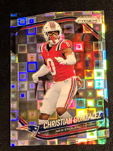 Christian Gonzalez  2025 Panini Prizm  Pandora  /400  Patriots 