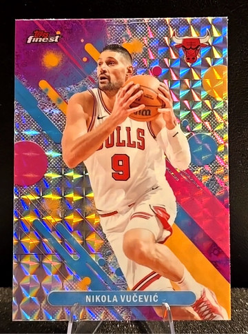 2025-26 Topps Finest  Nikola Vucevic  Geometric Refractor  SSP  Bulls 