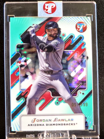 2025 TOPPS PRISTINE  JORDAN LAWLAR  AQUA PRISTINE Refractor  /199  Diamondbacks 