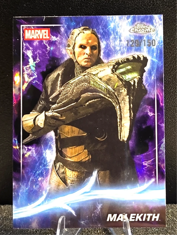 2025 Topps Chrome Marvel Studios  Malekith  Agatha Lava Refractor  /150  Thor