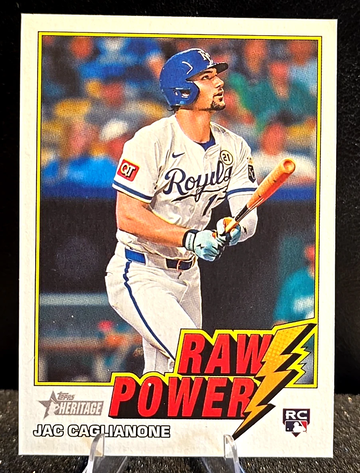 Jac Caglianone  Raw Power  2026 Topps Heritage #RP-JC  Royals