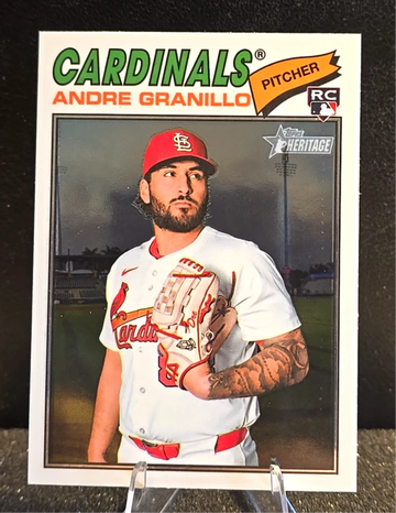 2026 Topps Heritage  Andre Granillo  Chrome  (RC) #32  Cardinals