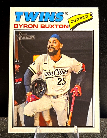 2026 Topps Heritage  Byron Buxton  Image Variation  Minnesota Twins  SP #253