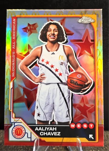 2025 Topps Chrome McDonald's All American  Aaliyah Chavez  Arches Logo Border  #28