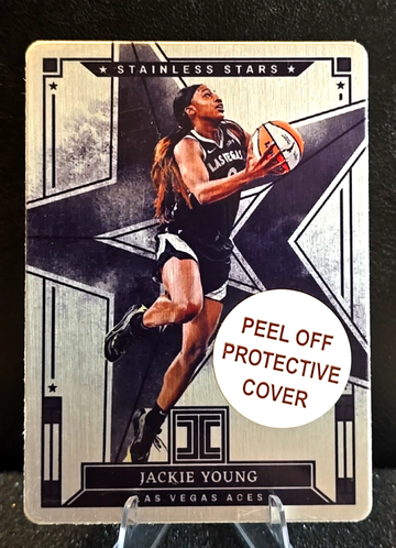 2025 Panini Impeccable WNBA  Stainless Stars  Jackie Young  /99  Aces 