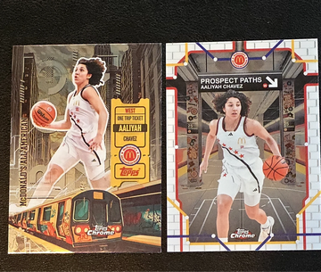 (2) Aaliyah Chavez  2025 Topps Chrome McDonald’s All American  Oklahoma 