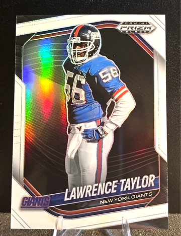 2025 Panini Prizm Black #100  Lawrence Taylor  White Prizm  /175  Giants 
