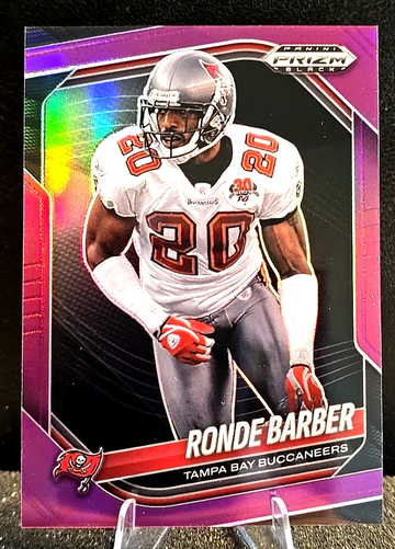 2025 Prizm Black  RONDE BARBER  Purple Prizm  /99  Buccaneers 