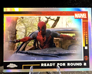 2025 Topps Chrome Deadpool Wolverine  Ready For Round 2  Silver Refractor  #75