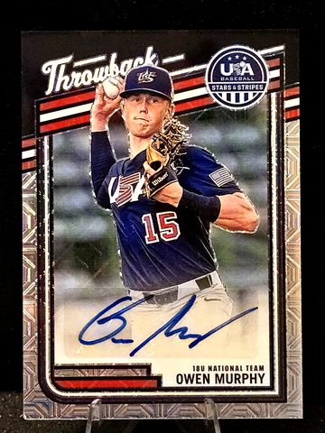 2026 USA Stars Stripes Prizm  Owen Murphy  Mojo Auto  /25  Atlanta Braves 