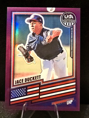 2026 Stars & Stripes  JACE DUCKETT  Purple Prizm  /199  #118  Alabama Tide 